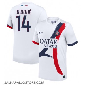 Paris Saint-Germain Desire Doue #14 Vieraspaita 2024-25 Lyhythihainen